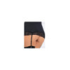 Nuisette noire jarretelles et armatures opaque 